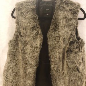 Faux fur vest